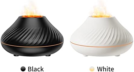 Ailgely Flame Mist Humidifier Aromatherapy Essentaulation Difcuser со 7 бои ноќ, тивок авто-навлажнувач за домашна соба за домашна