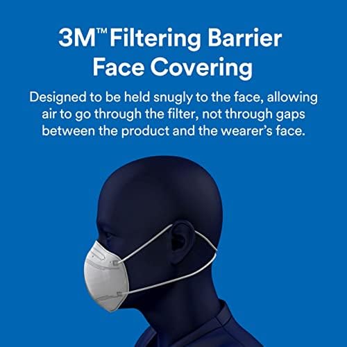 3м Бариера За Филтрирање Покривање На Лицето, Добро За Преполни Места, Помага Да Се Намали Изложеноста НА Честички ВО Воздухот