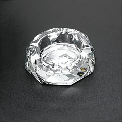 Liruxun Nordic Home and Office Популарна дијамантска кристална стакло од пепел, преносен декоративен држач за пепелници