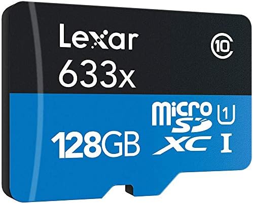 Lexar LSDMI128BBNL633A со Високи Перформанси 633x microSDHC/microSDXC UHS - I 128gb Мемориска Картичка
