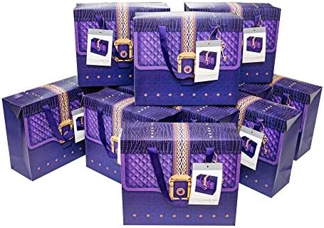 Луксузни Торби За Подароци За Роденден И Свадба Фаворизираат Средно Виолетова Боја