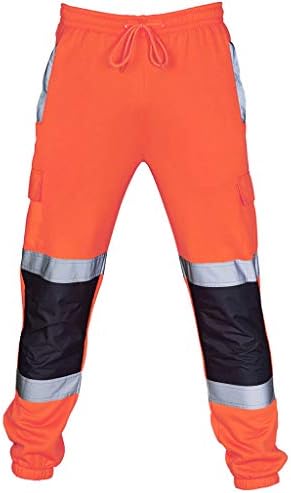 Венкомг1 мажите со голема видливост на карго панталони за работа со обични патишта за работа, кои се вклопуваат во безбедноста,