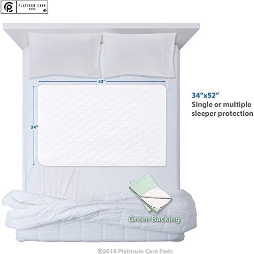 Влошни за нега на платина за нега на еднократна употреба на кревети - Водоотпорни, повторно употребливи и подлошки за кревети за инконтиненција - водоотпорен зашти?