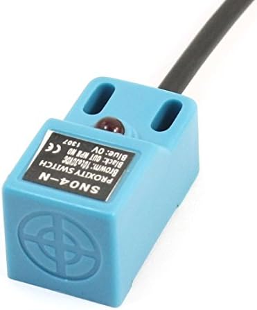 uxcell SN04-N 3-Жичен Npn Бр 4mm Пристап Детектира Индуктивен Сензор Близината Прекинувач DC 10-30V 200 ма