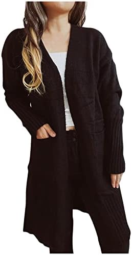 Женски копче надолу џемпери, обичен v-врат со долг ракав есен џемпер, кардиган блуза плетена џемпер кардиган