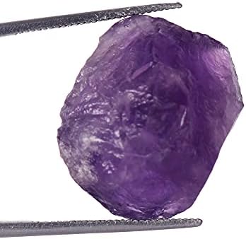 GemHub Violet Amethyst Природен скапоцен камен за лековита моќ EGL овластен 28,55 CT