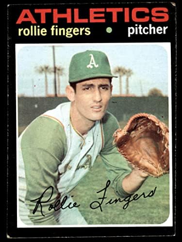 1971 Топпс # 384 Rollie Fingers Oakland Athletics VG/Ex Athletics
