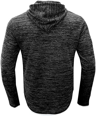 Jeke-dg jacquard Шарен удобно качулка преголема вафли ткаенина џемпер пуловер случајна атлетска лесна маичка