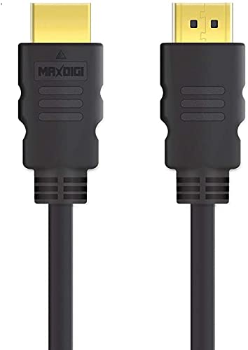 MAXDIGI HDMI До HDMI Кабел 1,5 m 24k Златни Конектори Идеални За Sky HD, HDTV, BLU-RAY, PS …