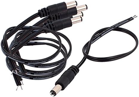 Батерии за фотоапарати AEXIT CCTV, полначи и додатоци DC 5,5 x 2,1 mm машки приклучоци за напојување на кабел за напојување Адаптер