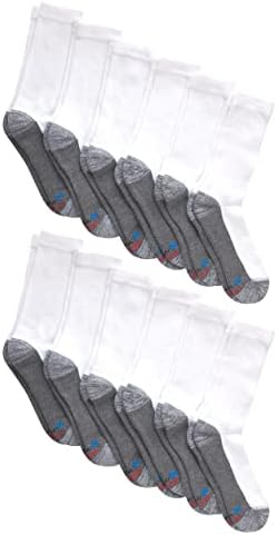 Чорапи за мажи во Ханес, х-теле-перничиња чорапи, 12-пакувања