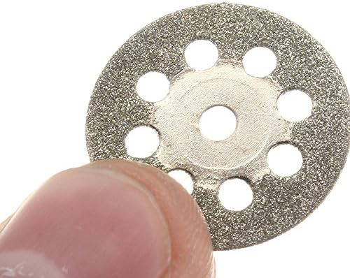 Lukcase 10 PCS Diamond Cutting The Relet Recover Discs обложени ротациони алатки w/Mandrel 20 mm за Dremel…