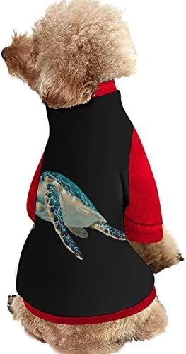 Смешноста на морската желка печати за домашно милениче со миленичиња со џемпери за пулвер за кучиња мачка со дизајн