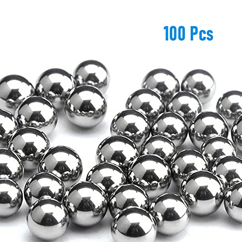 FOCMKEAS 100 парчиња 10 mm/0,39 Топки за лежишта 304 не'рѓосувачки челик цврста топка лежиште G100 прецизна топка