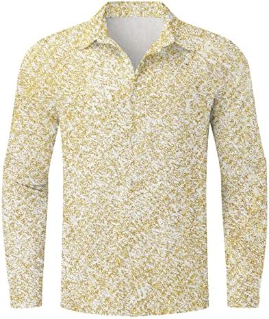 2022 Нови кошули за мажи мажи есен зимски сингл на дојка, обичен лапл, целосна печатена плажа, целосна целосна свилена каросерија