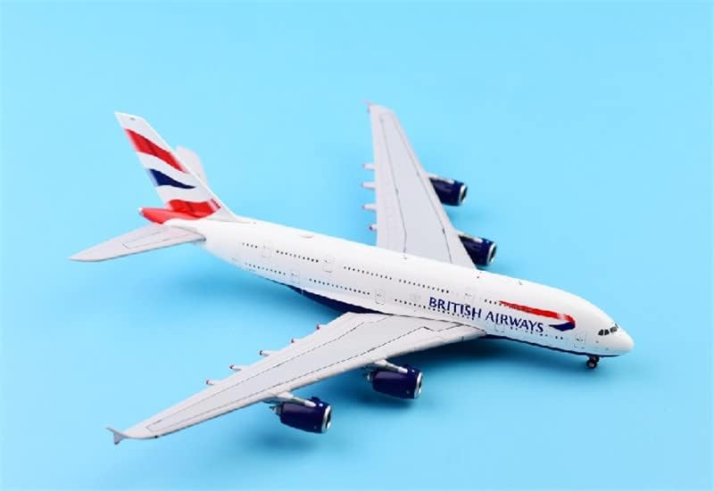 Beminijets British Airways Airbus A380 G-xLed 1: 400 Diecast Aircraft претходно изграден модел
