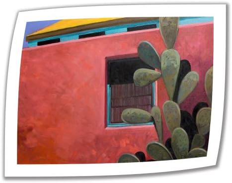 Art Wall Adobe Color 22 од 28-инчи неотпакувано платно уметност од Рик Керстен со 2-инчен акцент граница
