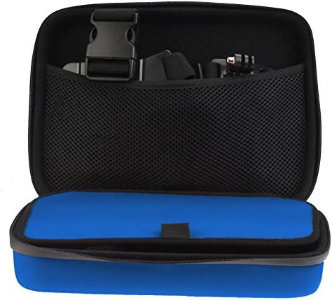 Navitech Blue Heavy Duty Rugged Hard Case/Cover компатибилен со Action Camera Panox MX300