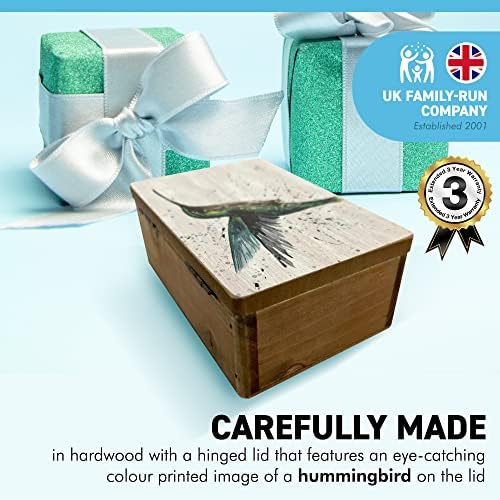 Кутија за држење дрвени колибри | Кутија за накит | Кутија за ситници | Меморија кутија | Кутии за чувари и дрвени подароци | Подароци за венчавки