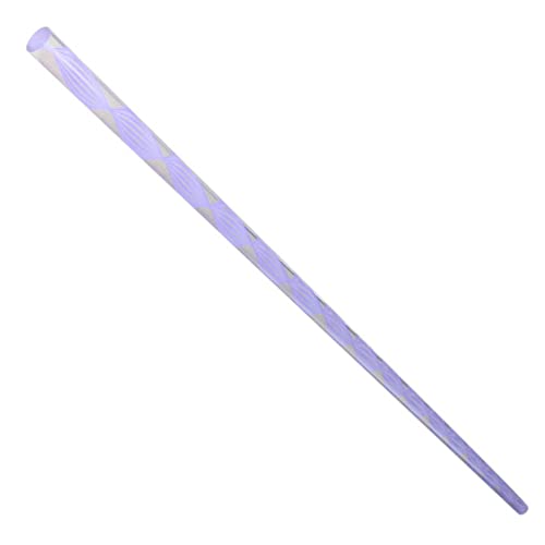 Fielect Light Purple Line Акрилна тркалезна шипка Стандардна толеранција на плексиглас лесна за DIY 10мм дијаметар 500мм висина 1 парчиња