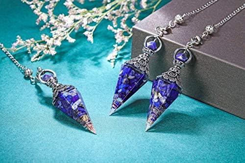 Gehecrst lapis lazuli заздравување на кристално дарање нишало и оргон заздравување кристал пирамида за WICCA вештерство Реики лековити