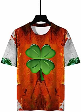 Персонализирани маички за Денот на Свети Патрик - Свети Пети и ирски облеки Среќа Шамрок Графички маички Симпатични врвови на детелина