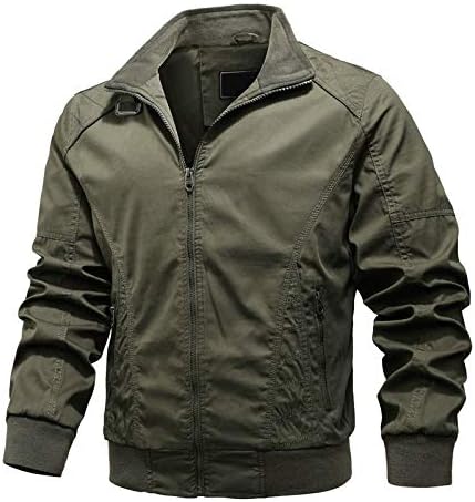 АДССДК бомбаш јакна за мажи, зимски пресек модерно палто со велосипедизам со целосен ракав памук лап -јакна опремена топло14