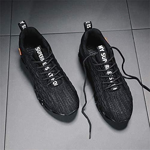 Деаболарни машки спортски чевли за дишење на сечилото за одење кои не се лизгаат спортски тениски чевли лесни и стилски чевли