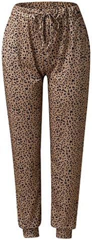 Еткија Фустан Панталони За Жени Бизнис Обични Ниски Жени Обични Панталони Летни Леопард Печатење Панталони Дно Атлетски