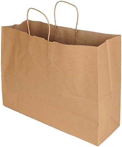 Sswbasics Brown Kraft Haper Property Togn - Голем - случај на 100-80 тежина на хартија - торби за подароци што може да