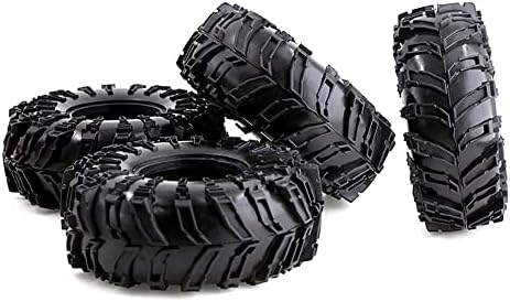 Wlyejea 4pcs 2.2inch RC Crawler гуми за снег Граплер гуми 144mm Mud Slingers гуми погодни за 1/10 RC Rock Crawler Axial SCX10 90047 D90