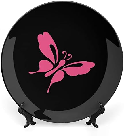 Розова пеперутка гроздобер коска Кина Декоративна чинија со приказ Слатка за кутии за подароци за подароци
