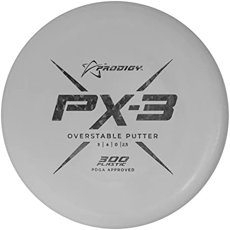 Prodigy Disc 300 PX-3 | Стабилен диск за голф и пристапен диск | Grippy пластика за сите услови | Одлично за возење и пристап на снимки |