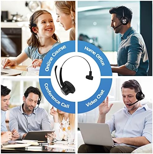 Bluetooth Слушалки Со Поништување На Бучава Од Микрофон За Канцелариски Телефонски Центри Мобилен Телефон, Моно Безжични Слушалки СО USB