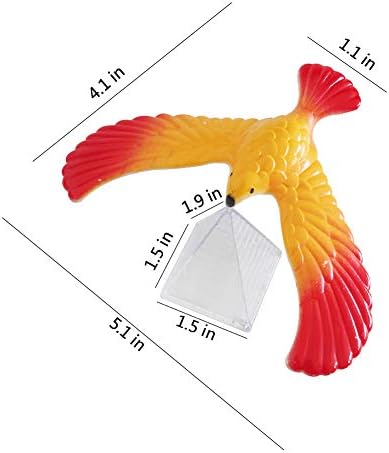 5 парчиња биланс на птици гравитација птица со пирамида комбинација постави деца физички науки возрасни канцеларија работна површина