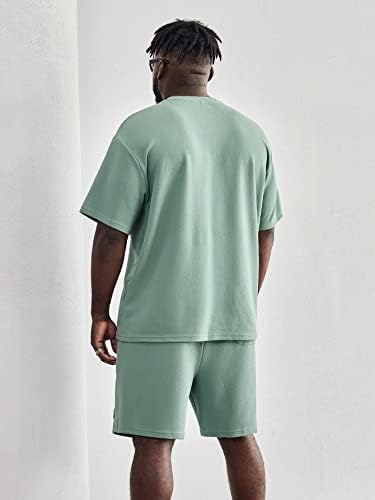Fioxa Облека со две парчиња за мажи мажи лавови печати и букви графички шорцеви