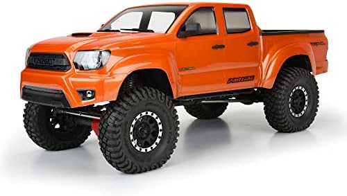 Про-линиски трки 1/10 2015 Toyota Tacoma TRD Pro Clear Body 12.3 313mm меѓуоскино растојание Pro356800 Тела на автомобили/камиони крилја