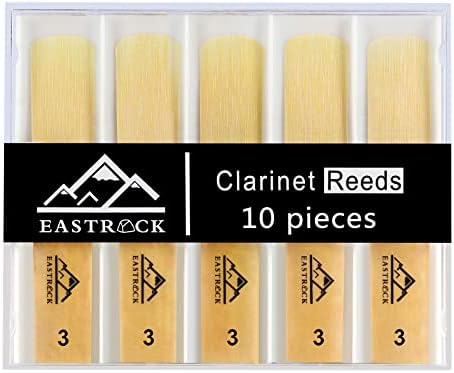 Reeds Easstrock Clarinet Reeds 2.0/2.5/3.0 за BB Clarinet јачина 3.0-10 пакет со пластична кутија
