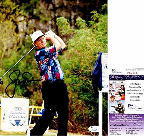 Потпишан Jackек Никлаус - Автограмиран голф 8x10 инчи Фотографија - Сертификат за автентичност на Златната мечка + ЈСА - автограмирани
