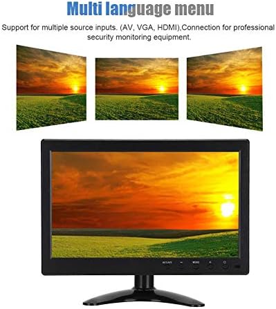 10.1 инчен HD 1080p Игри Монитор, ШИРОК Екран ДИСПЛЕЈ TFT Lcd Монитор Со База Монтирање &засилувач;Далечински Управувач Поддршка HDMI/VGA/BNC/AV