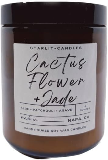 Старлит свеќи-30+ час согорува време Природно влакно рамни плетенка на плетенка Американски одгледуван соја восок високо оценети мириси