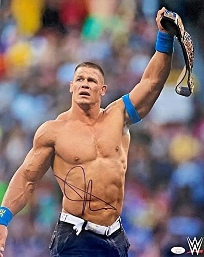 WWE Ексклузивно Johnон Сена потпиша автограмирана 16x20 Фото ЈСА автентикација 8 - Автограмирани фотографии во борење