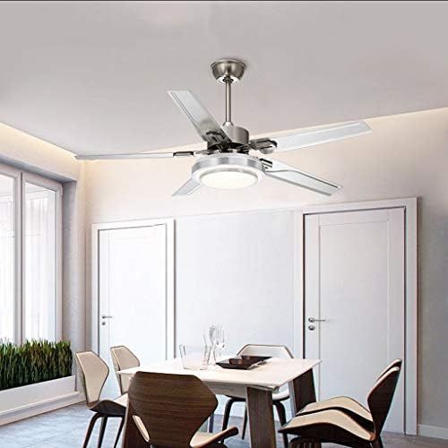 Вентилатори на таванот AUNEVN со ламба железо таванот за вентилатор, светло трпезарија за лампи, светлосна соба за дневна соба,