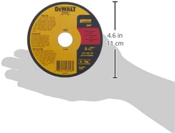 Dewalt DWA8062F T1 HP Брзо намалување на тркалото, 4-1/2 x 0.040 x 7/8