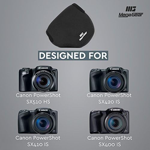 Мегагеар Ултра Лесни Неопренови Камера Случај Компатибилен Со Канон PowerShot SX420 е, SX410 е, SX400 е, SX510 HS