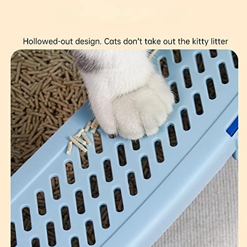 Кутија За Отпадоци За Мачки Кутија За Отпадоци За Миленичиња Тоалетна Тава За Мачиња Послужавник За Кучиња Со Лажичка 1 Сет