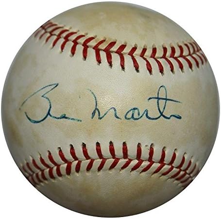 Били Мартин пса / Днк Потпиша Автограм За Бејзбол Од Американската Лига Мекфејл - Автограм Бејзбол
