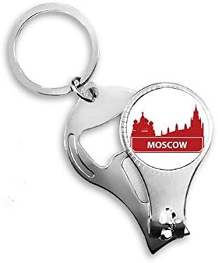 Москва Русија Црвен обележје шема за нокти Нипер прстен клуч за шишиња со шишиња со шише