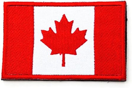 Канада со знаме на знамето извезено воено тактичко знаме