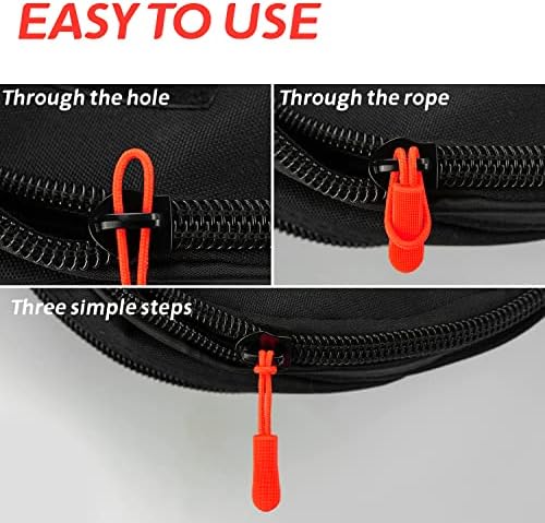 Tormen Zipper повлекува Zipper Extension Најлон кабел за замена на ознаката за облека за облека погодна за ранци, јакни, куфери, паричници, чанти